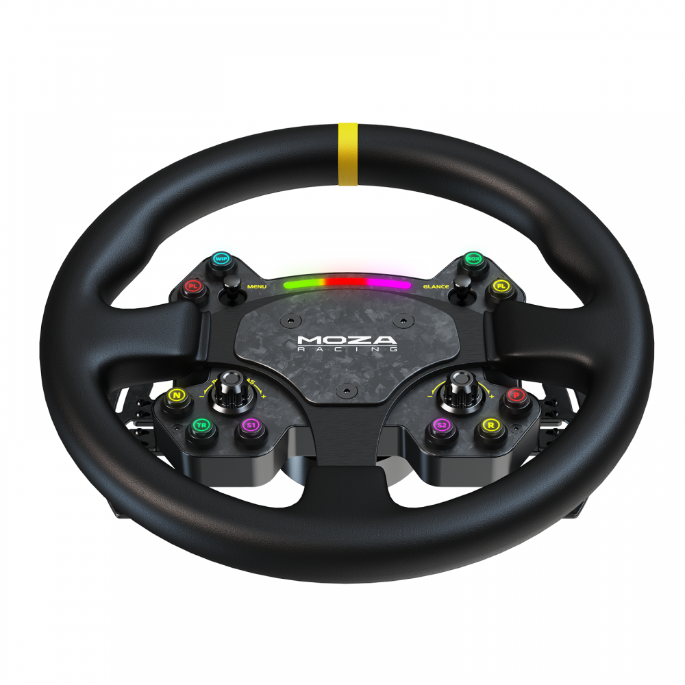 RSeat Europe SimracingMoza Racing RS V2 Steering Wheel Leather